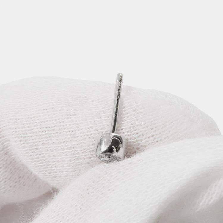 Pre Owned Tiffany & Co. Teardrop Elsa Peretti Platinum Diamond Earrings