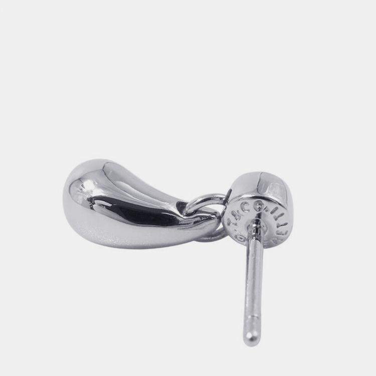 Pre Owned Tiffany & Co. Teardrop Elsa Peretti Platinum Diamond Earrings