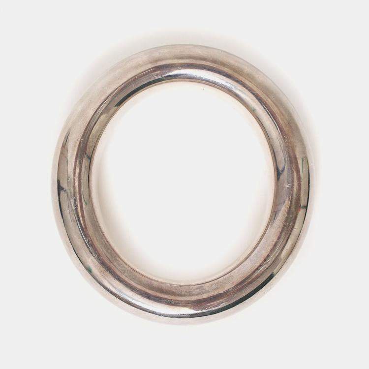 Pre Owned Tiffany & Co. By Elsa Peretti Sterling Silver Bold Doughnut Bangle