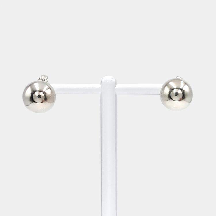 Pre Owned Tiffany & Co. Silver Hardware Ball Earrings