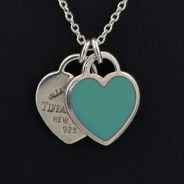 Pre Owned Tiffany & Co. Silver Return-to Necklace