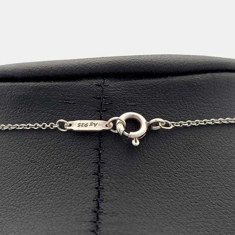 Pre Owned Tiffany & Co. Silver Return-to Necklace