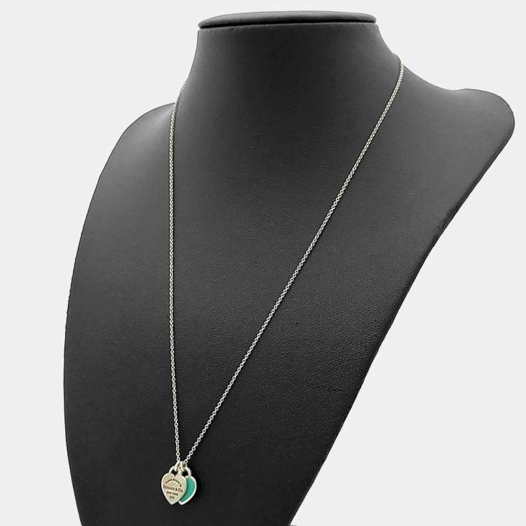 Pre Owned Tiffany & Co. Silver Return-to Necklace
