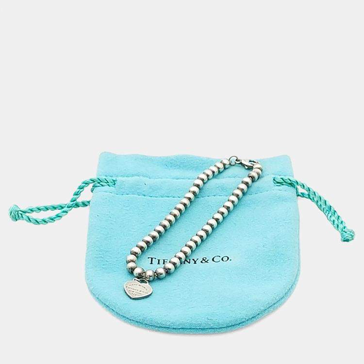 Pre Owned Tiffany & Co. Silver Return-to Bracelet
