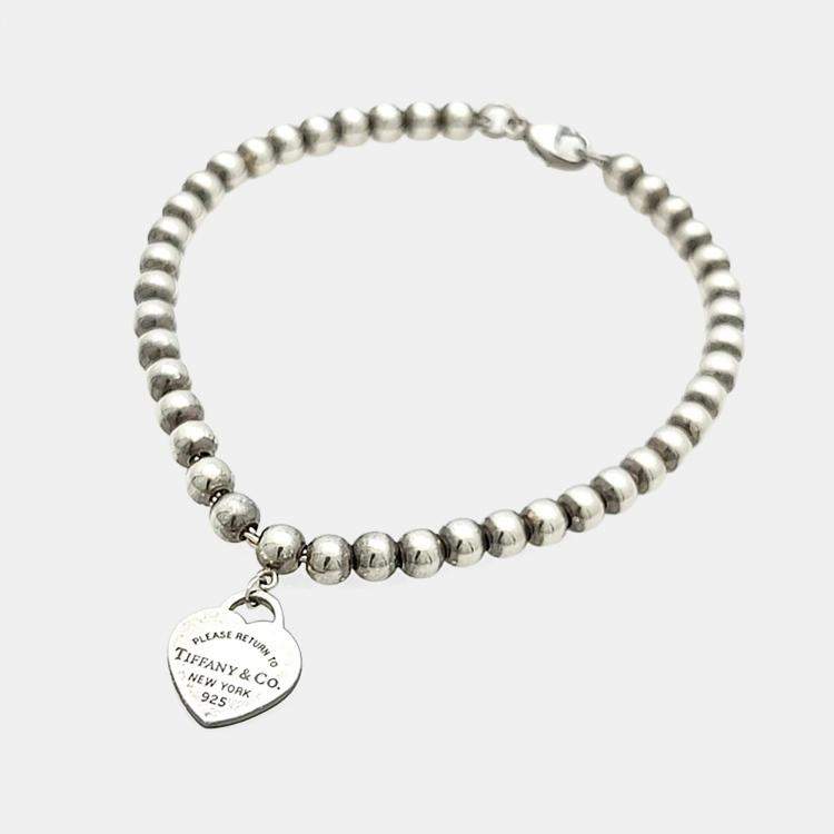Pre Owned Tiffany & Co. Silver Return-to Bracelet
