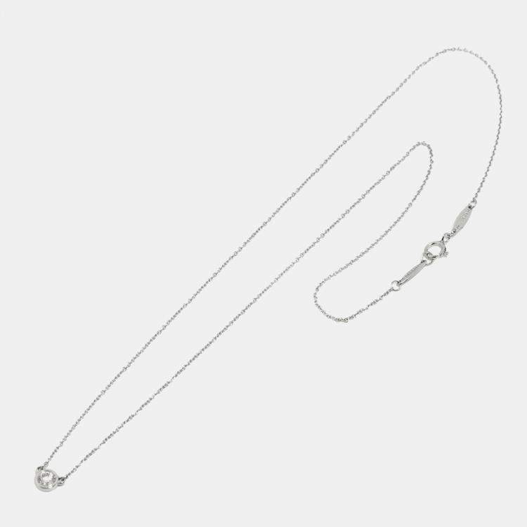 Pre Owned Tiffany & Co. By the Yard Platinum Diamond Necklace