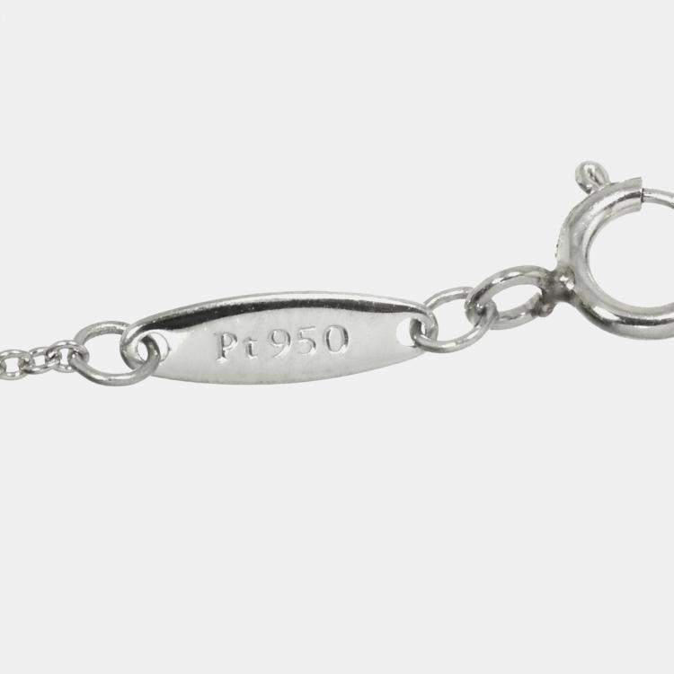 Pre Owned Tiffany & Co. By the Yard Platinum Diamond Necklace