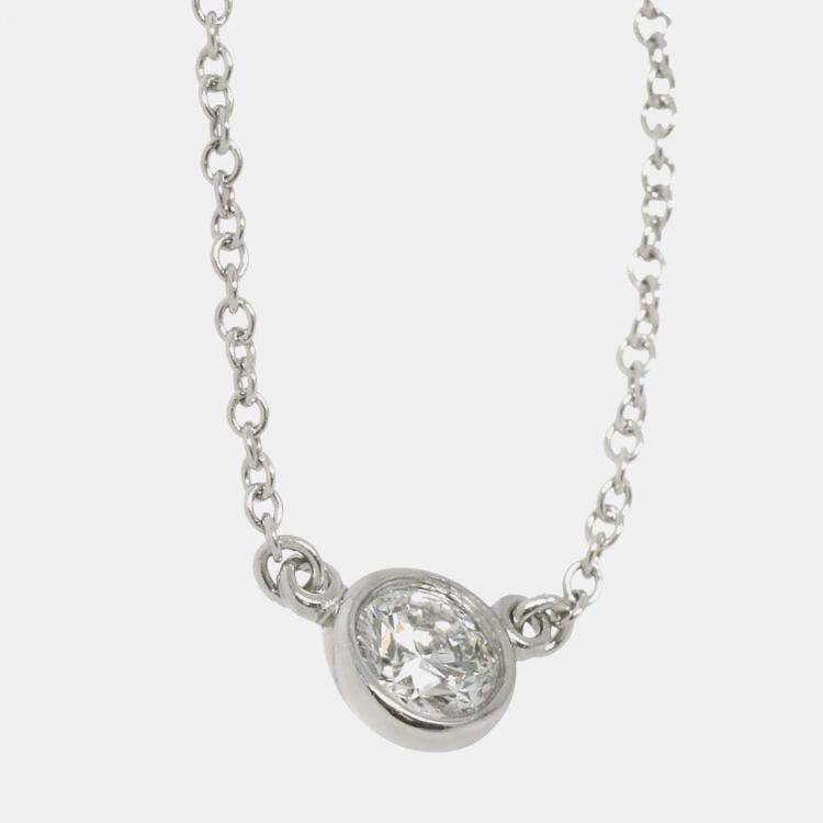 Pre Owned Tiffany & Co. By the Yard Platinum Diamond Necklace