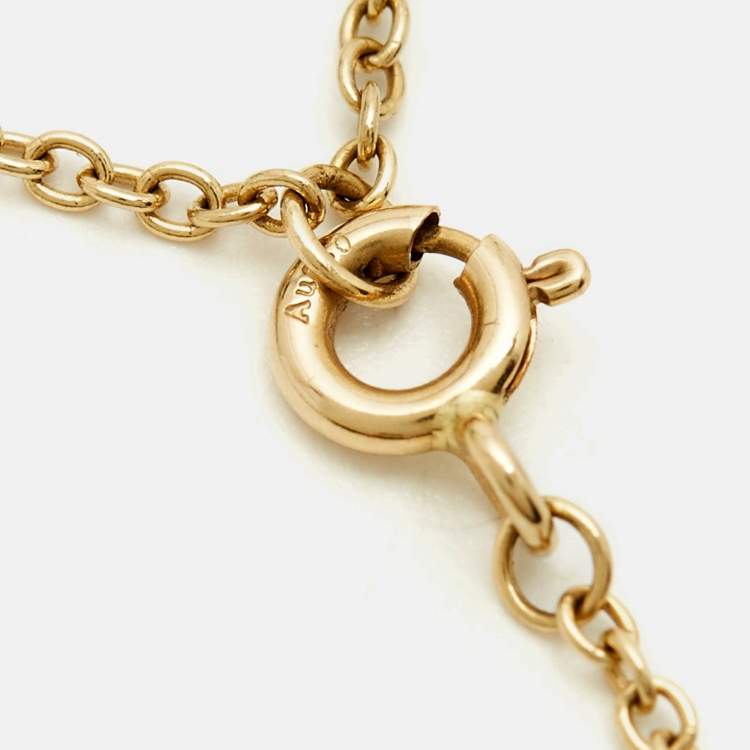 Pre Owned Tiffany & Co. T Smile 18K Yellow Gold Bracelet