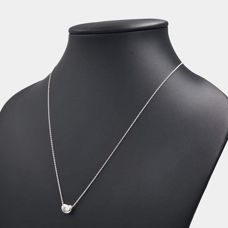 Pre Owned Tiffany & Co. Silver Bean Necklace