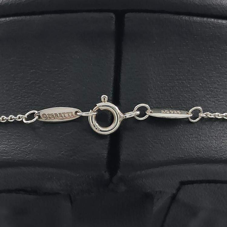 Pre Owned Tiffany & Co. Silver Bean Necklace