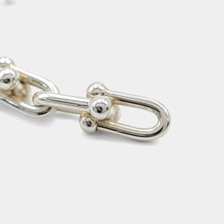 Pre Owned Tiffany & Co. Silver Hardware Link Bracelet