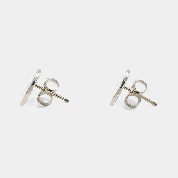 Pre Owned Tiffany & Co. Silver Return To Heart Earrings