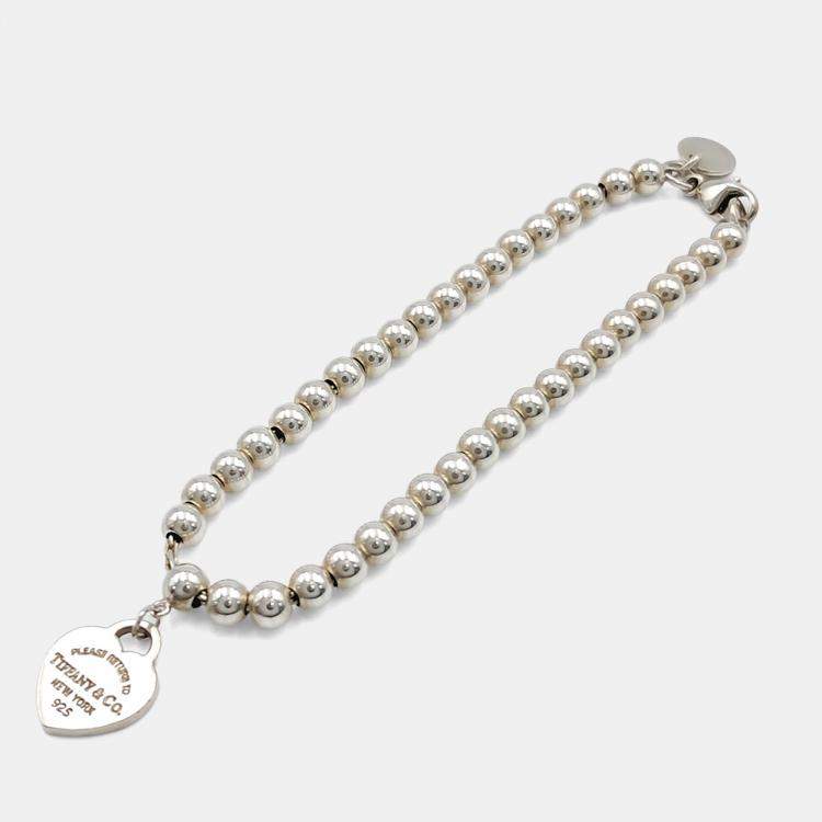 Pre Owned Tiffany & Co. Silver Return-To Bracelet