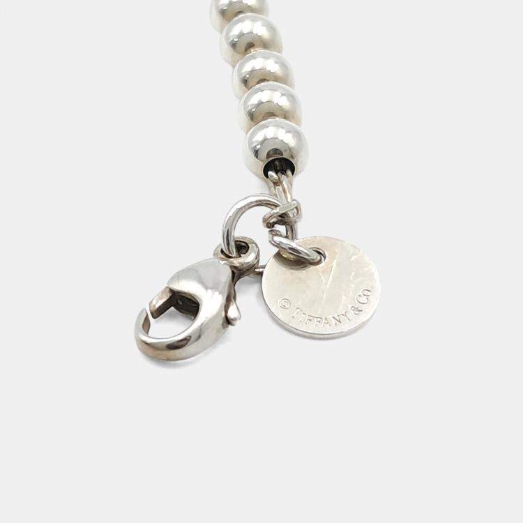 Pre Owned Tiffany & Co. Silver Return-To Bracelet