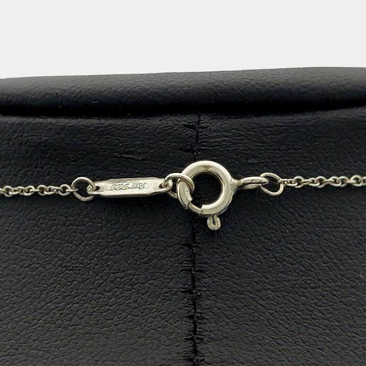 Pre Owned Tiffany & Co. Silver Return-to Necklace