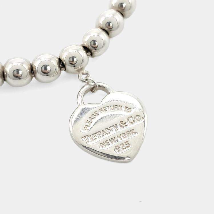 Pre Owned Tiffany & Co. Silver Return-to Bracelet