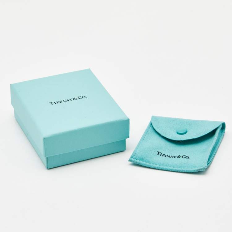 Pre Owned Tiffany & Co. Elsa Peretti Bean 18k Yellow Gold Earrings