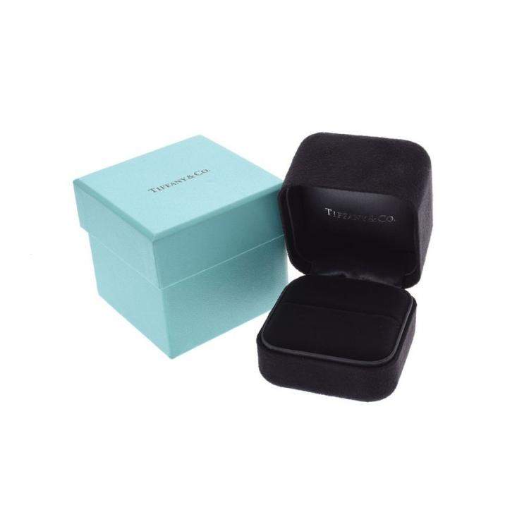 Pre Owned Tiffany & Co. PT950 and Diamond Curved Band Ring 46