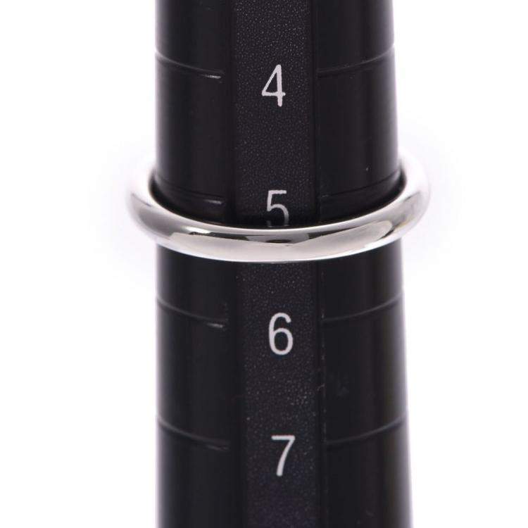 Pre Owned Tiffany & Co. PT950 and Diamond Curved Band Ring 46