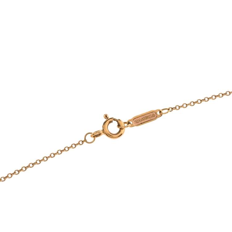 Pre Owned Tiffany & Co.Tiffany Keys 18K Rose Gold Pendant Necklace
