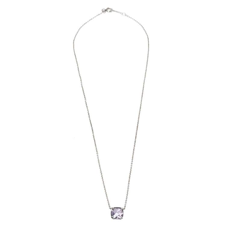 Tiffany & Co. Tiffany Rainbow Drop Necklace K18WG Multicolor Amethyst  Aquamarine Tourmaline | Grailed