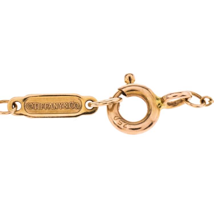 Pre Owned Tiffany & Co. Infinity Endless 18K Rose Gold Bracelet