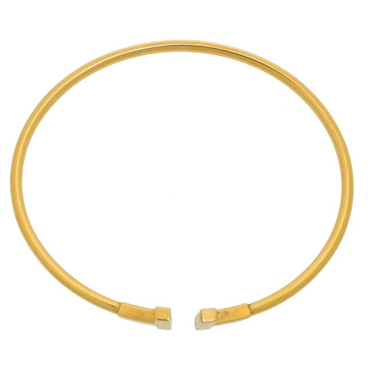 Pre Owned Tiffany & Co. T Wire 18K Yellow Gold Bracelet
