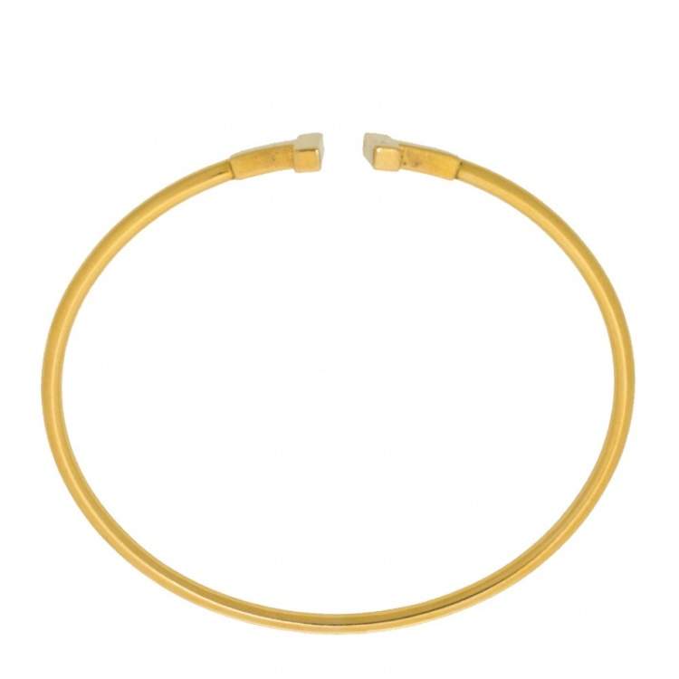 Pre Owned Tiffany & Co. T Wire 18K Yellow Gold Bracelet