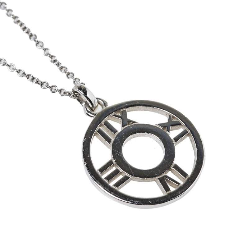 Roman numeral necklace tiffany Clearance