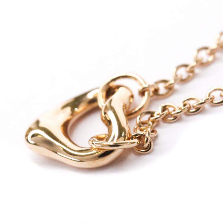 Pre Owned Tiffany & Co. Diamonds By the Yard Open Heart Pendant Necklace