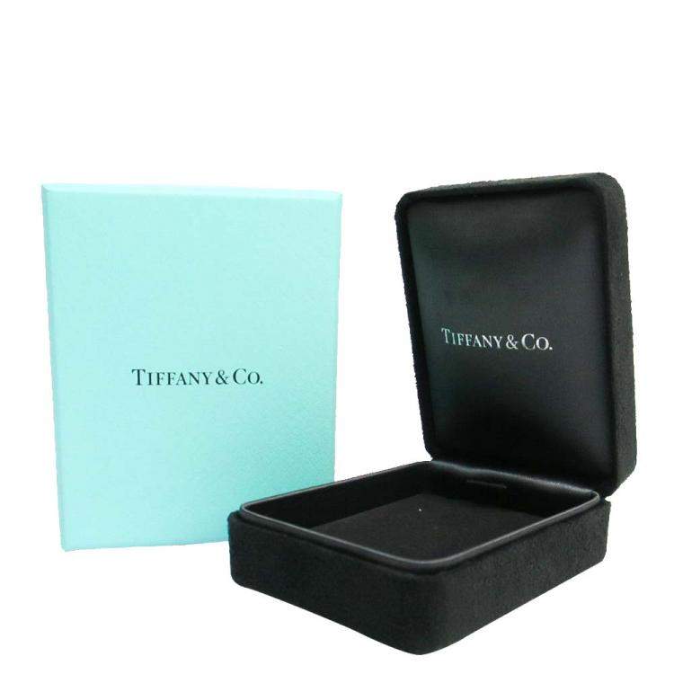 Pre Owned Tiffany & Co. 18K Rose Gold Diamond Victoria Key Pendant Necklace