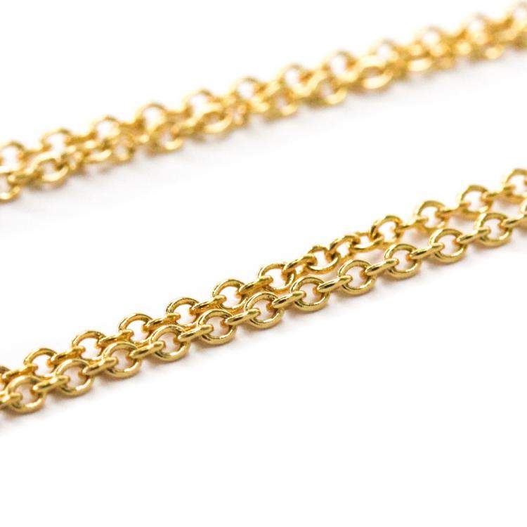 Pre Owned Tiffany & Co. 18K Rose Gold Elsa Peretti Open Heart Pendant Necklace