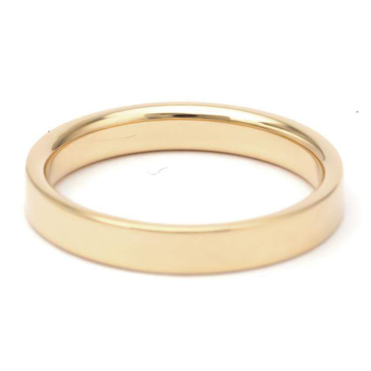 Pre Owned Tiffany & Co. 18K Rose Gold Flat Band Ring Size EU 52
