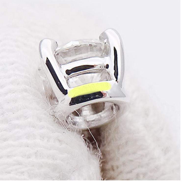 Pre Owned Tiffany & Co. Solitaire Platinum Diamond Necklace 