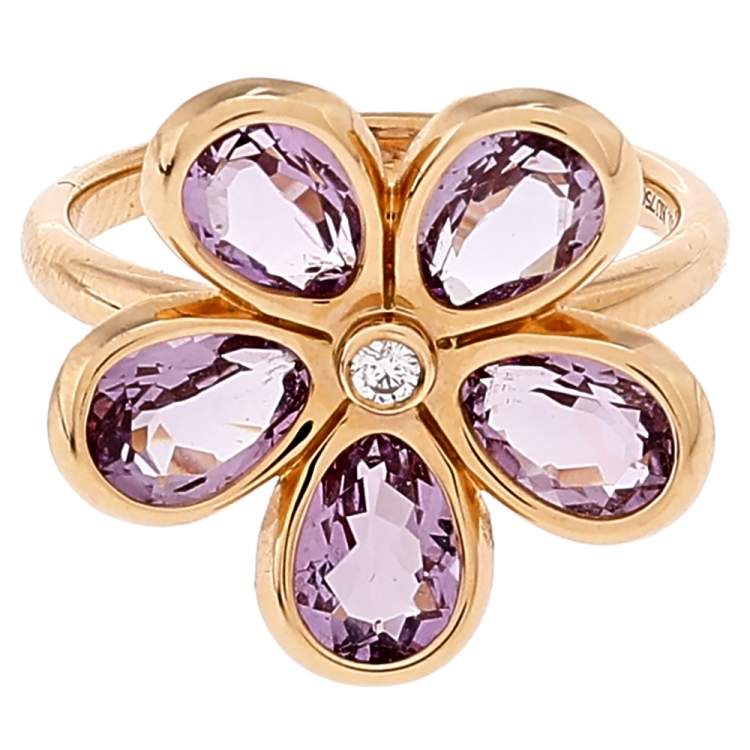 Louis Vuitton Flower Diamond Cocktail Ring