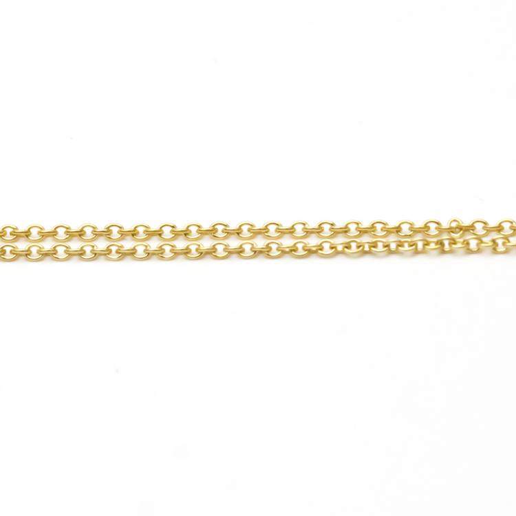Pre Owned Tiffany & Co. Double Teardrop 18K Yellow Gold Necklace