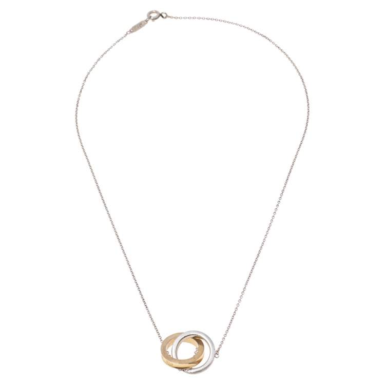 Tiffany HardWear Graduated Link Necklace in White Gold with Pavé Diamonds |  Tiffany & Co.