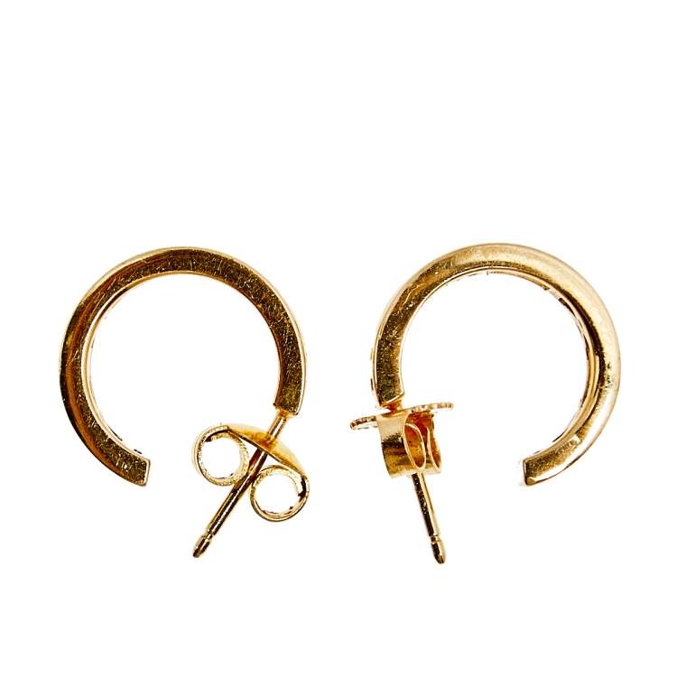 Pre Owned Tiffany & Co. Atlas 18k Rose Gold Earrings