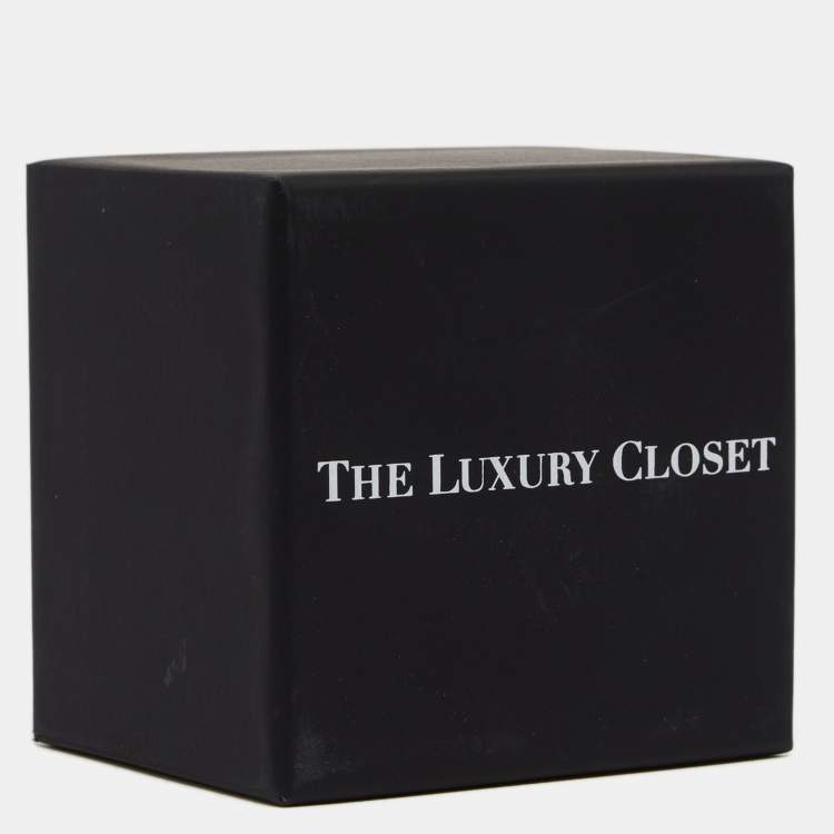 Pre Owned Tiffany & Co. Atlas Diamond 18k White Gold Band Ring Size 54