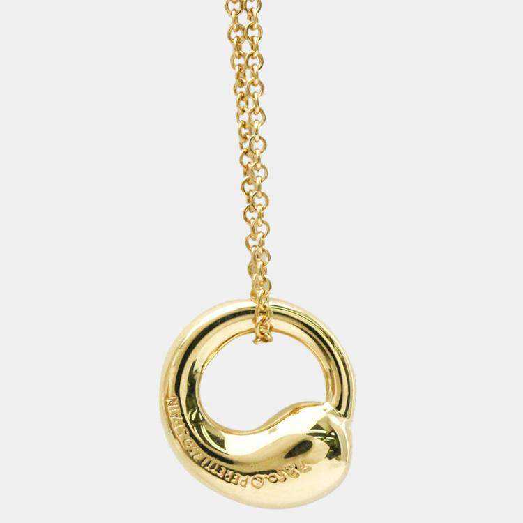 Pre Owned Tiffany & Co. Eternal Circle 18K Yellow Gold Necklace