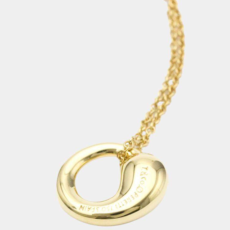 Pre Owned Tiffany & Co. Eternal Circle 18K Yellow Gold Necklace