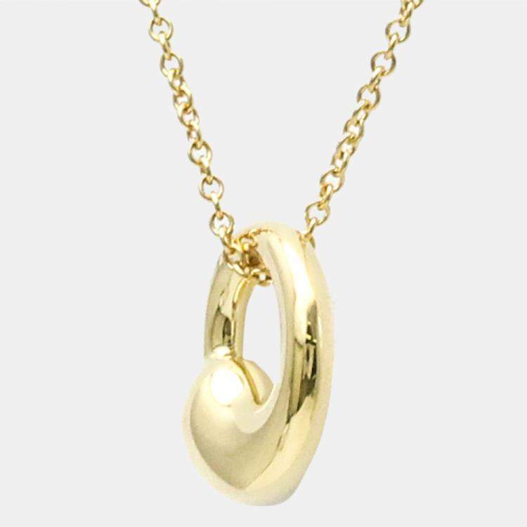 Pre Owned Tiffany & Co. Eternal Circle 18K Yellow Gold Necklace