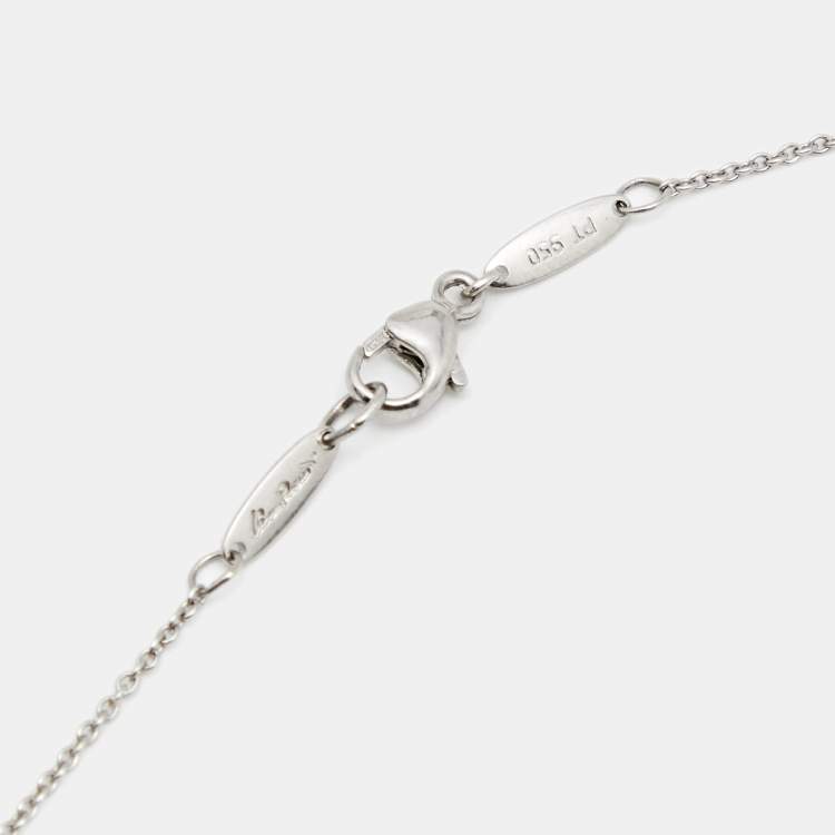 Pre Owned Tiffany & Co. Sevillana Diamonds Platinum Pendant Necklace