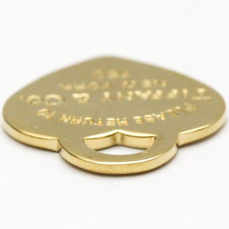 Pre Owned Tiffany & Co. 18K Yellow Gold Return To Tiffany Heart Pendant Necklace 