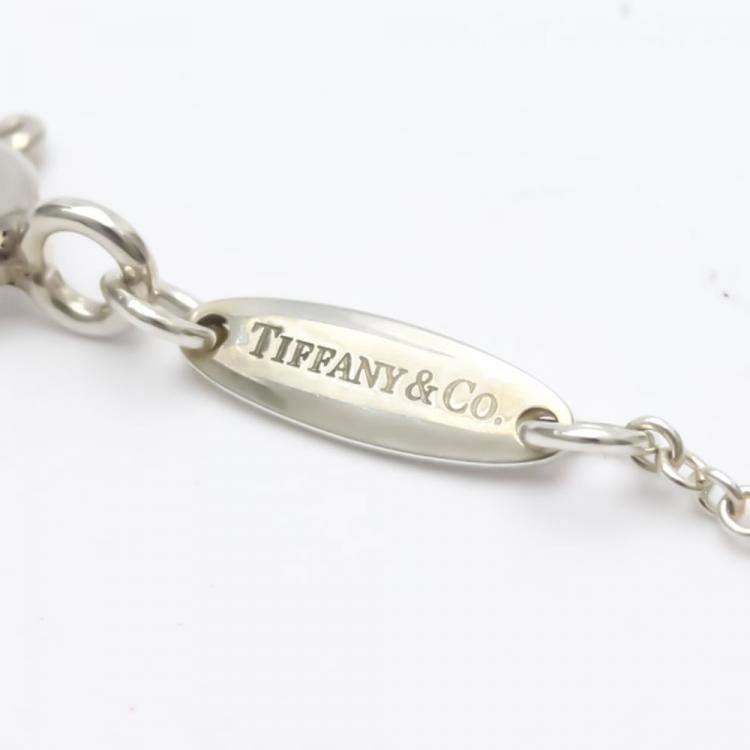 مملوكة مسبقًا Tiffany & Co. Elsa Peretti Open Heart 18K Rose Gold Sterling Silver Necklace