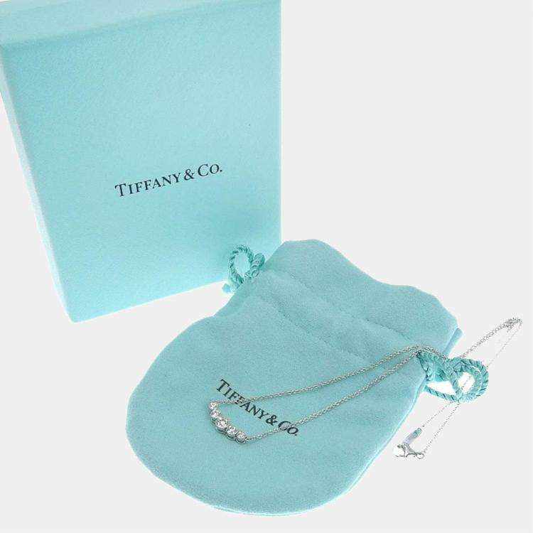 Pre Owned Tiffany & Co. Jazz Platinum Diamond Necklace