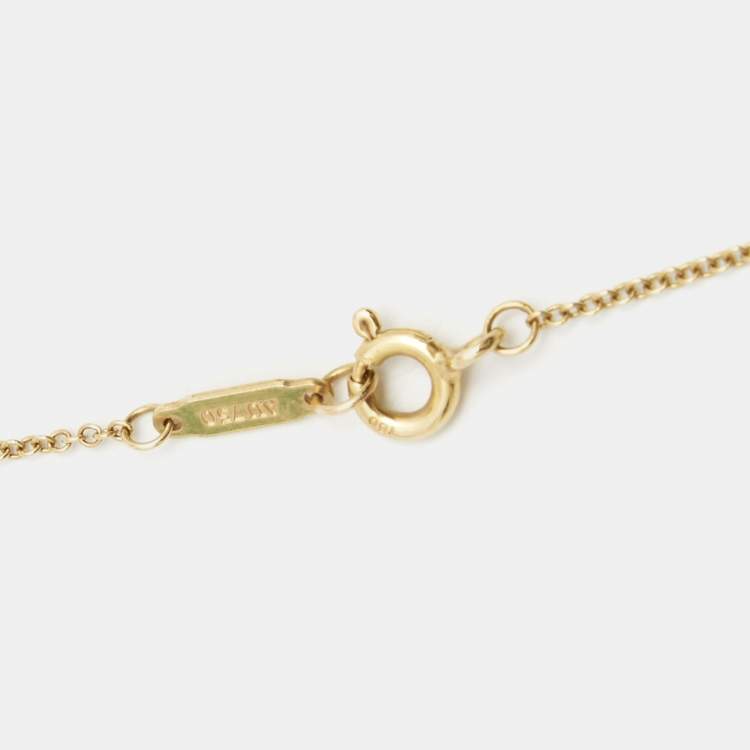 Pre Owned Tiffany & Co. Infinity 18k Yellow Gold Necklace
