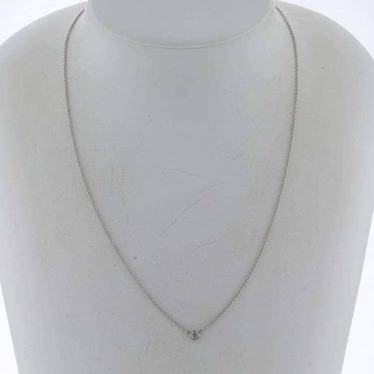 Pre Owned Tiffany & Co. Diamonds by the Yard Elsa Peretti Platinum Diamond Necklace