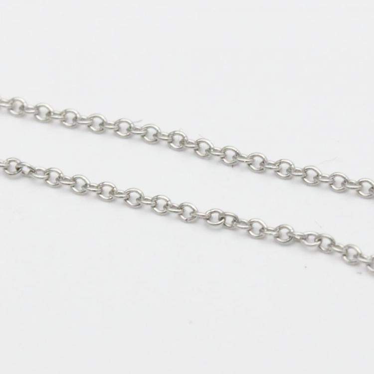 Pre Owned Tiffany & Co. Platinum and Diamonds By The Yard Charm Bracelet